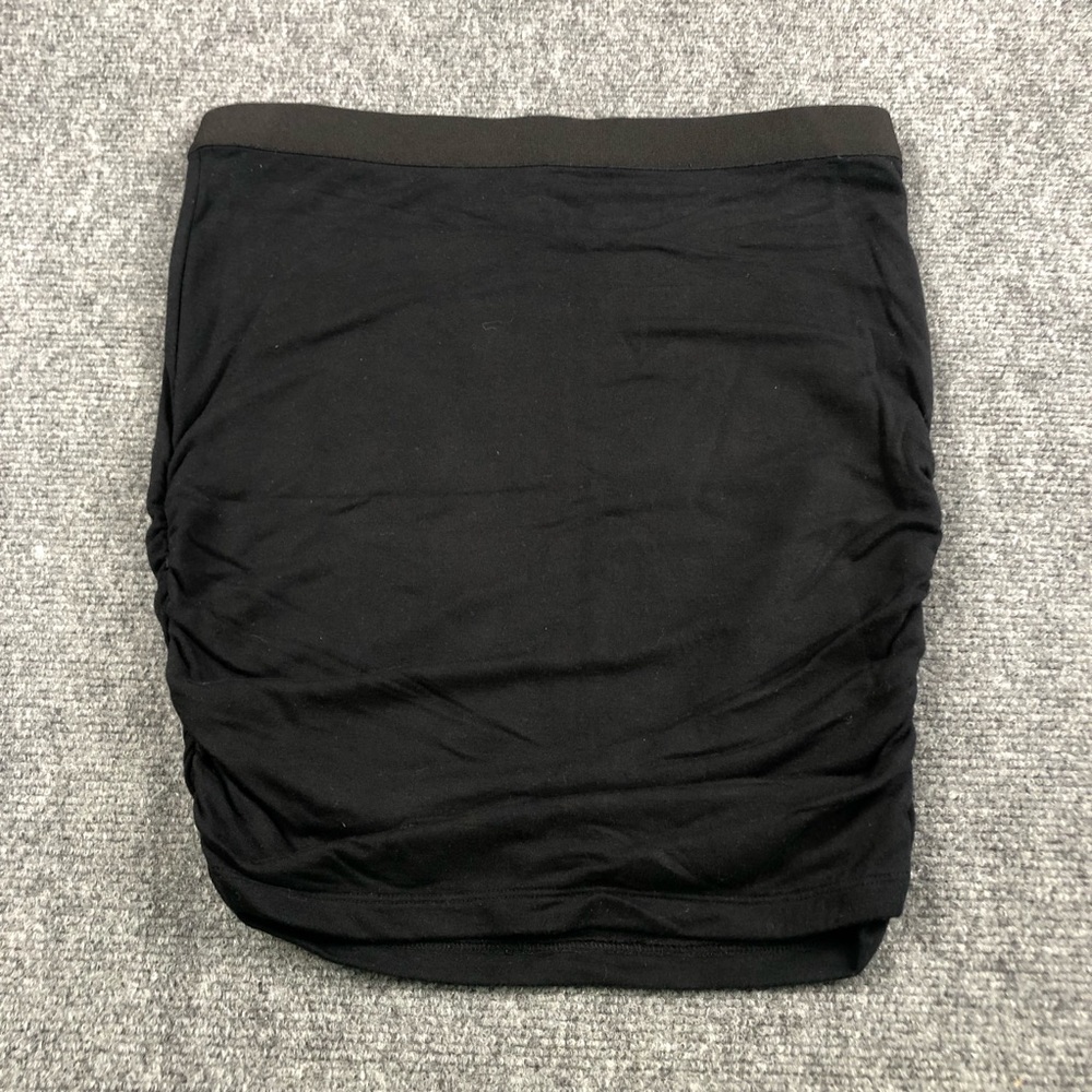 Theory Women's Ruched Modal Mini Skirt